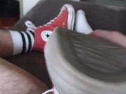 Plaisir en converse orange