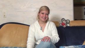 German Blonde Milf Highlights the Pleasure of Masturbating Her Pussy Every Morning by Stuffing Her Selection of Sex Toys