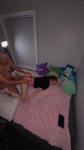 Teen Won't Stop Swallowing Cum!