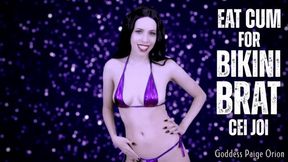 Eat Cum for Bikini Brat CEI JOI : 720p
