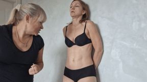 POWERFUL AND DEEP PUNCHES TO THE WALL 11 FD