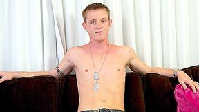 Military Boy Jerks His Hot Dick! - Landon Haynes