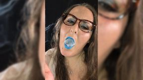 Blue Lipstick Smoking Encouragement