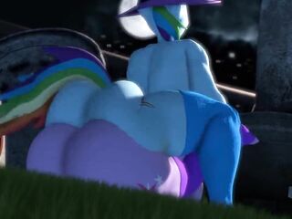 【r18+ Lustful MLP Animation Dub】Have a Very Glad Nightmare Night~【Artist: realvinyl】