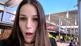 Met Up with My Ex… Ended Up Cumwalking Through the Mall - KLX