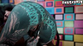 Doggy Ass Fucking with My Thick Metal Toy