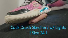 LittleShoes - Cock Crush Skechers Lights Size 34 | 020B