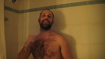 fucked in toilett by a sexy bear at the hotel