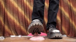 She loves to crush floor-faces using Doc Martens shoes (part 2 of 5), flo301x 1080p