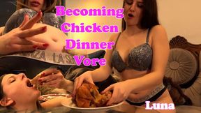 Becoming Chicken Dinner Vore With Bratty Luna[HD]