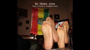 No Shoes Zone