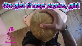 Sissy Trainer and Encouragement BBC Anal Interracial Crossdresser Fiona Fortune