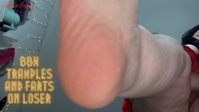 BBW Tramples and Farts on Loser 1080p