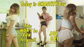 Today is Chastity Day! This won't be fun for you! But for me! JOI CEI by Tranny GERMAN DEUTSCH