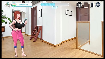 SexNote [ Taboo Hentai game PornPlay ] Ep.20 my best friend mom touch herself while I jerk off in her bathroom