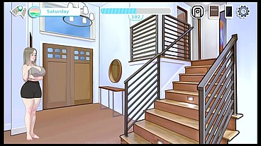 SexNote [ Taboo Hentai game PornPlay ] Ep.20 my best friend mom touch herself while I jerk off in her bathroom