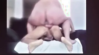 Young bottom takes a bareback pounding from older bear daddy