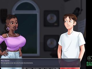 2D Porn Game, Summertime Saga movie scene 104 - Prof. Butt riding my Weenie