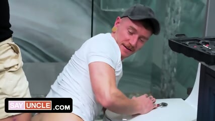 Plumber's Special Service - Fixing Pipes And Assholes With His Thick Cock  Polish