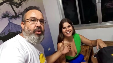 Chilean Alice and Samantha Munhoz heat up a wild party with Binho Ted in daring lingerie