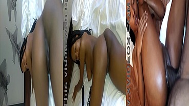 Mixed Afro-Filipino chick loves BBC!