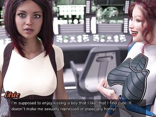 Stranded in Space - Lesbo Makeout Session