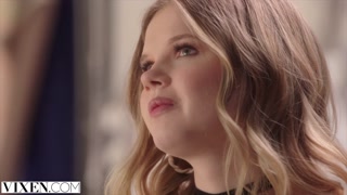 VIXEN Petite cute young Intern Coco seduces her older boss