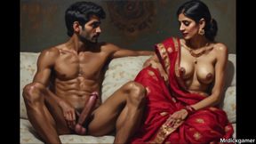 Desi indian husband big cock fucking his wife hardcore rough indian couple sex