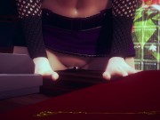3D HENTAI Ino Yamanaka rubs her pussy on the table
