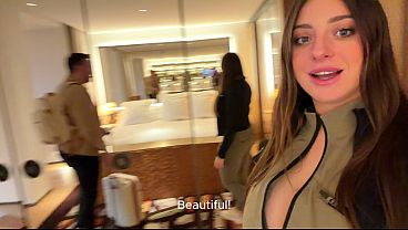 Lingerie-clad blonde Victoria Nova and brunette Gaby seduce Luna Doll in a