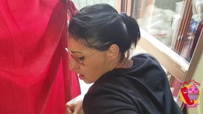 Lady Muffin Licks All Tommy&#039;s Cum