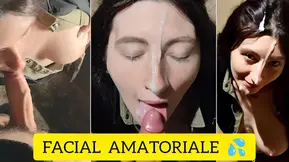 Fill my face and mouth! I can never get enough of your cum! ????(DIALOGHI ITA) (Amatoriale OUTDOOR)