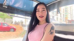 ”Tiny Thai teen cutie picked up on the street & taken for a ride”