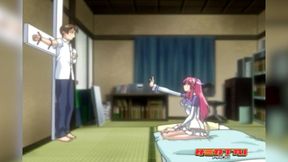 ”Huge titted hentai hottie lost her virginity with creampie”