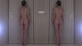 GIRL WITH BEAUTIFUL CALVES