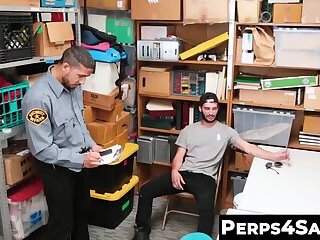 Jesse Prather & Mike Maverick - Hunk cop cent help but fuck Attractive inke