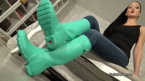 Under My Hunter Rubber Boots