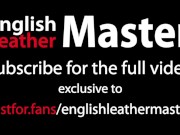 Fisting and foot fucking my slave in the sling PREVIEW