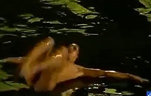 Ballerina nude oily dance!