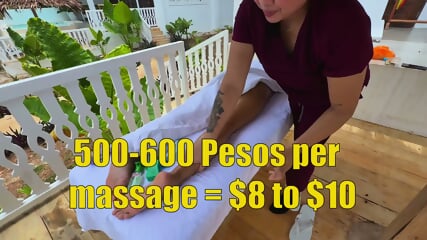 Filipina therapist Massage Vlog