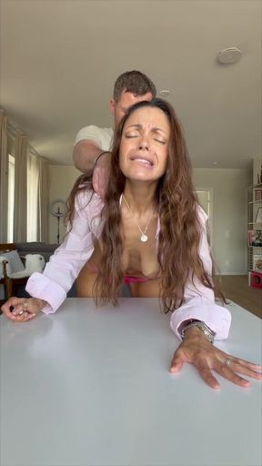 Anal Queen and Her Perfect Anal Face as She Gets a Huge Creampie Deep in Her Ass