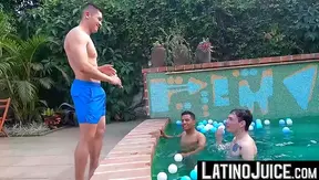 Beefy James Axxl Martinez Goes Raw, Locking Thighs in Hot Latino Anal Exchange – 18+