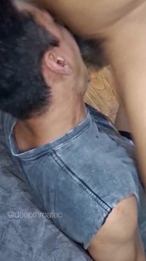 Lunge with his huge cock