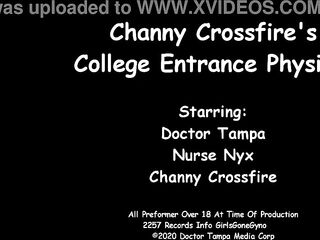 Tampa University Entrance Physical - Channy Crossfire