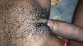 Sister-in-law laid down and fucked from the front