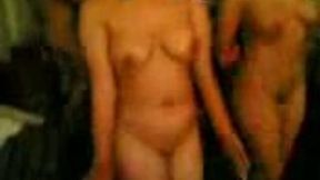 Slender Arab temptresses are dancing completely naked for me