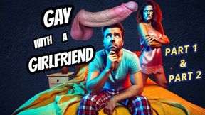 GAY WITH A GIRLFRIEND part 1 and 2 ASMR 1 HOUR 40 minutes AUDIO
