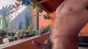 DAN&Ccedil_ANDO DE PAU DURO E BATENDO UMA NA VARANDA