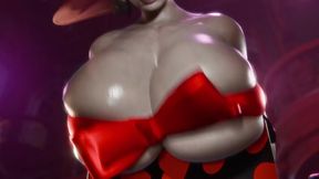 Lady Dimitrescu X Rebecca - Small Pounds the Big for Valentine's