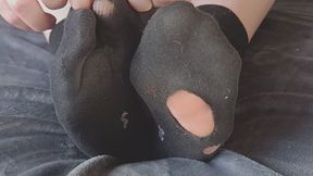 Sweaty Sock Destruction – I Rip Them Apart with My Teeth